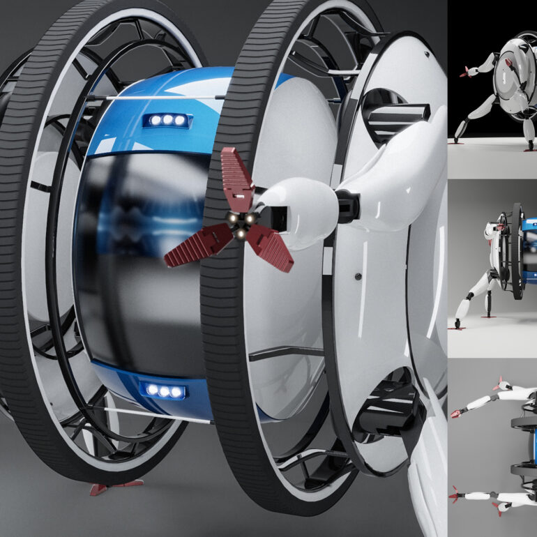 concept vehicle, robot, orb x