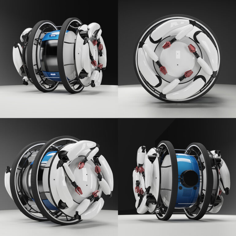 concept vehicle, robot, orb x